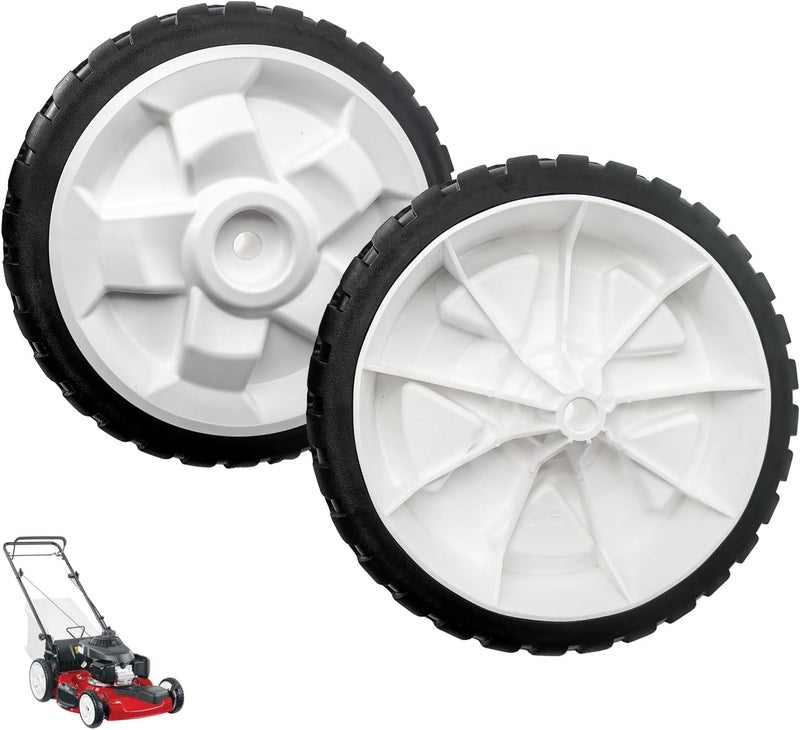 deawater 2 Pack 137-4833 Front Wheel Assemblies for Toro 22in Recycler Mowers, Compatible with 20332, 20333, 20334, 20337, 20372, 20373, 20374, 20955, 20958, 21762, 21763, 21764 - Image 1
